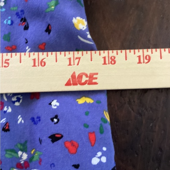 BeachLunchLounge Periwinkle/Floral V-Neck Tank Midi Dress Sz S/P - Picture 11 of 13